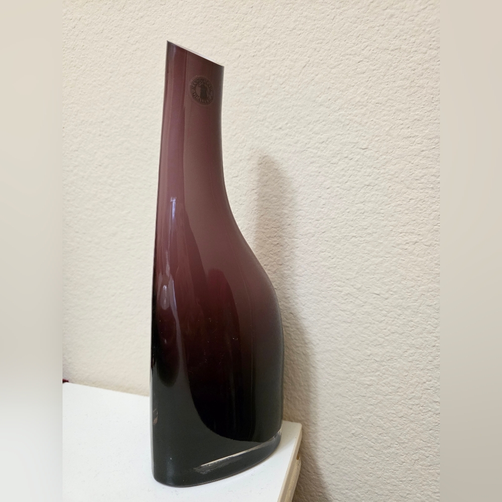 VTG IKEA Okkso Amethyst Glass Bud Vase - NWT Deadstock 90s
